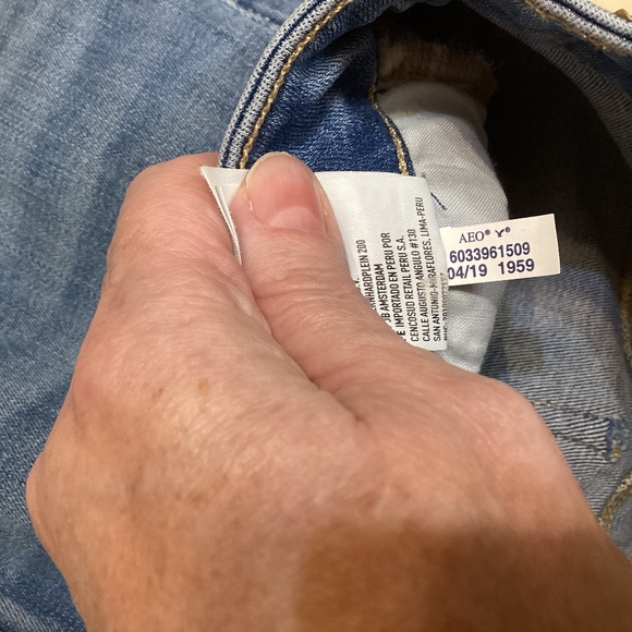AE NE(X)T LEVEL STRETCH Super Hi-Rise Jegging Size 6 Regular American Eagle - Picture 6 of 6